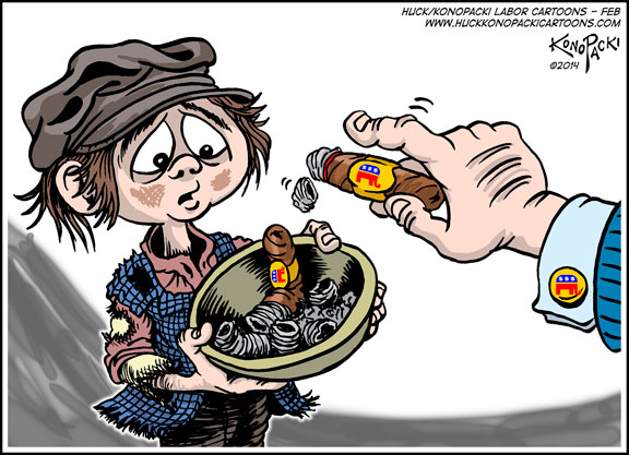 GOP Poverty | Huck/Konopacki Cartoons